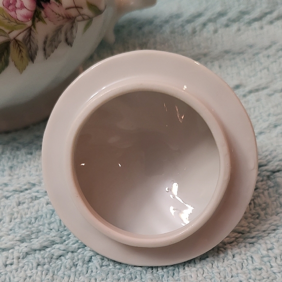 Vintage China Sugar Bowl with Lid "Regency Rose" #2345 Creative Fine China from - Picture 4 of 5